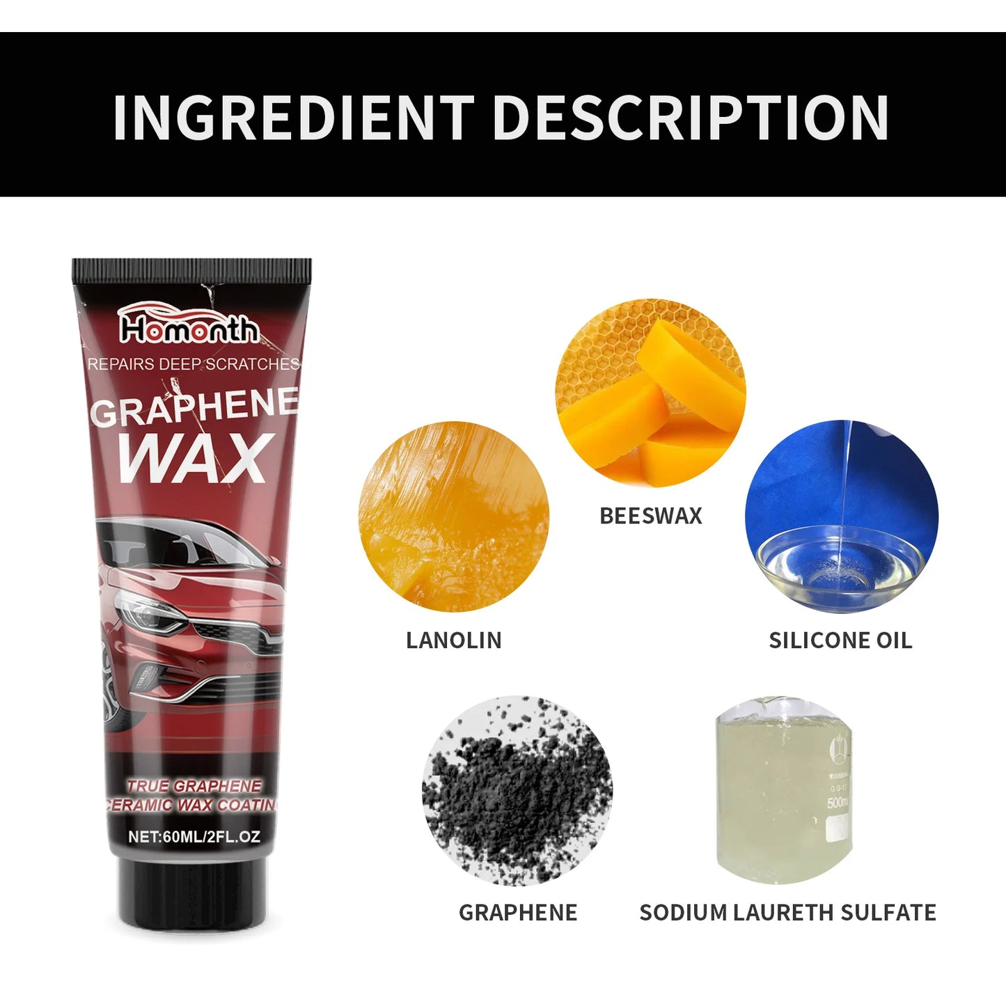 Car Scratch Remover & Polishing Wax