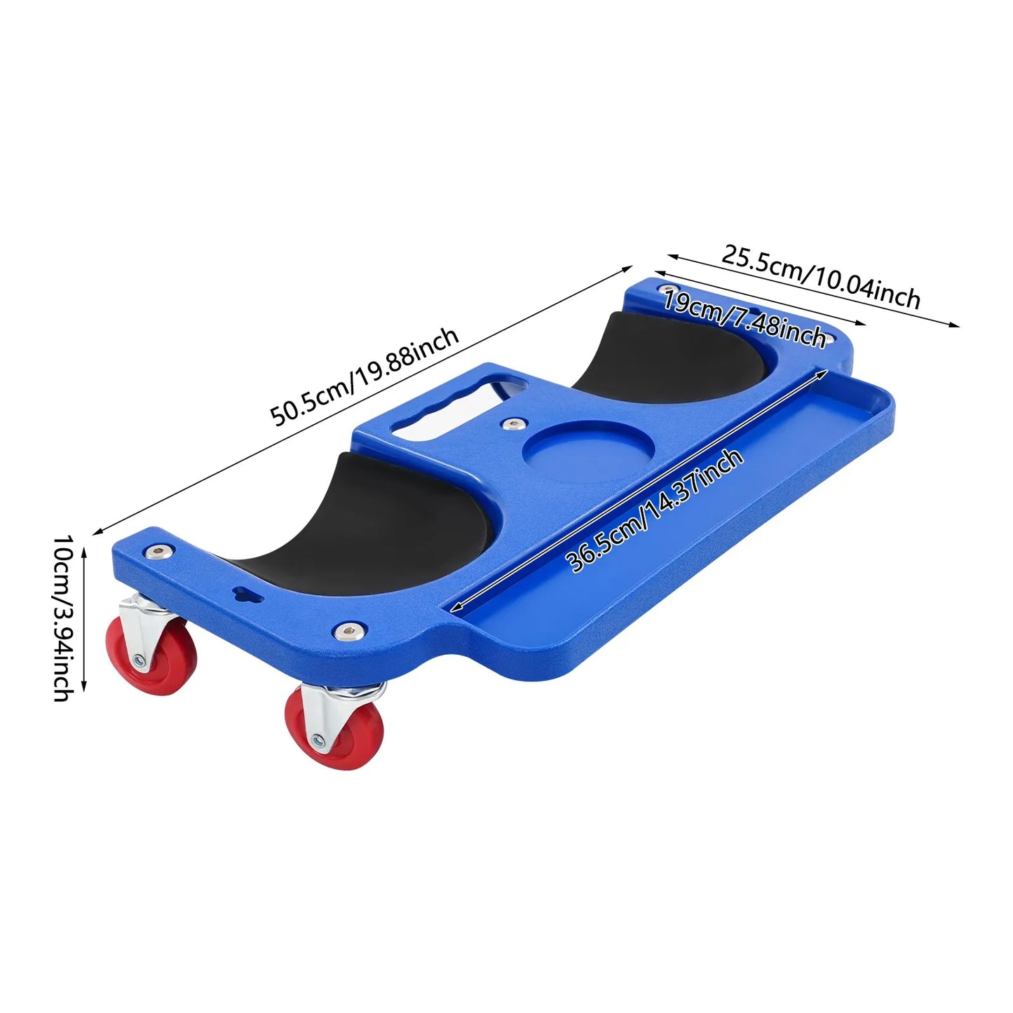 Kneeling Board with Wheels Rolling Knee Pad Repair Tool