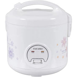 Automatic Rice Cooker & Food Steamer, 10 Cups Uncooked, 700W Convenient Detachable Cord, Cook & Keep Warm Features, White