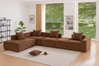Sectional boneless Couch with L-Shape Chaise,Modern  Modular sleeper Sofa with Deep Seat, Upholstered Couches for Room