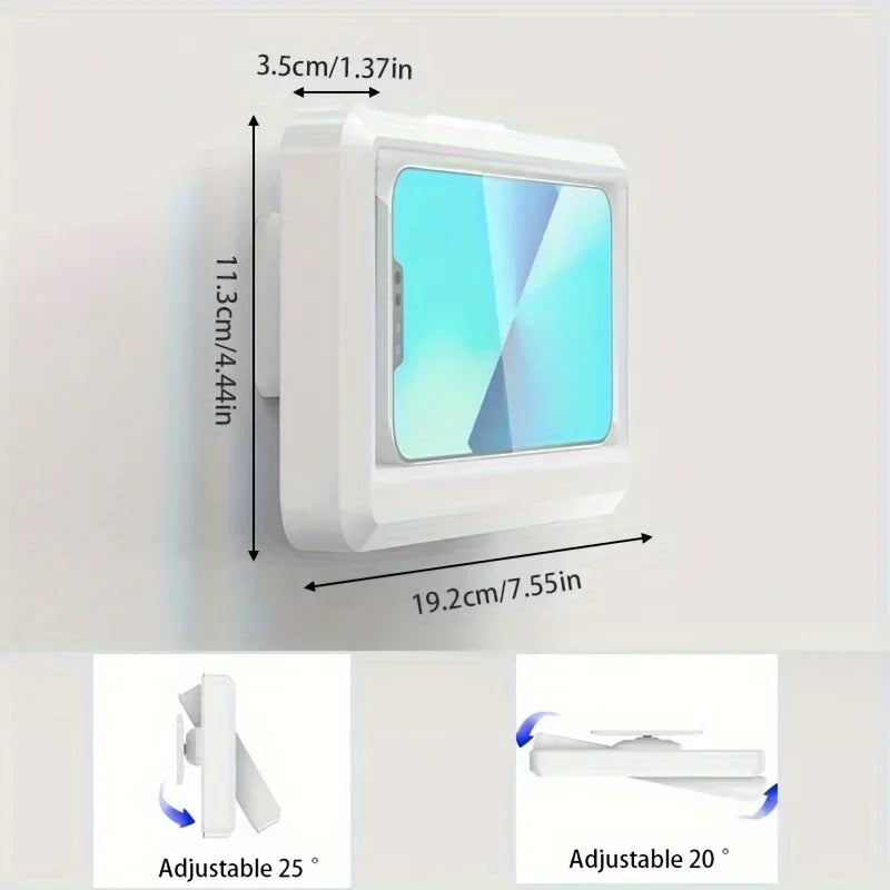 360 Rotation Waterproof and Anti-fog Mobile Phone Case for Bathroom Shower