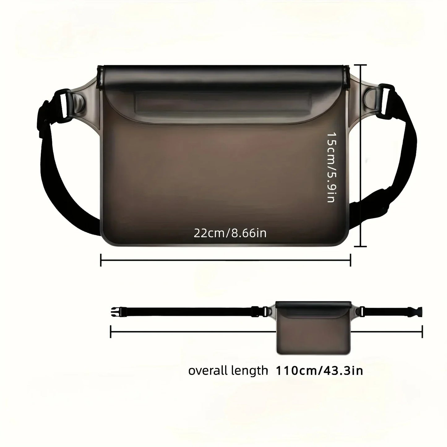 Waterproof Phone Pouch — Touchscreen, for Swimming, Diving & Drifting