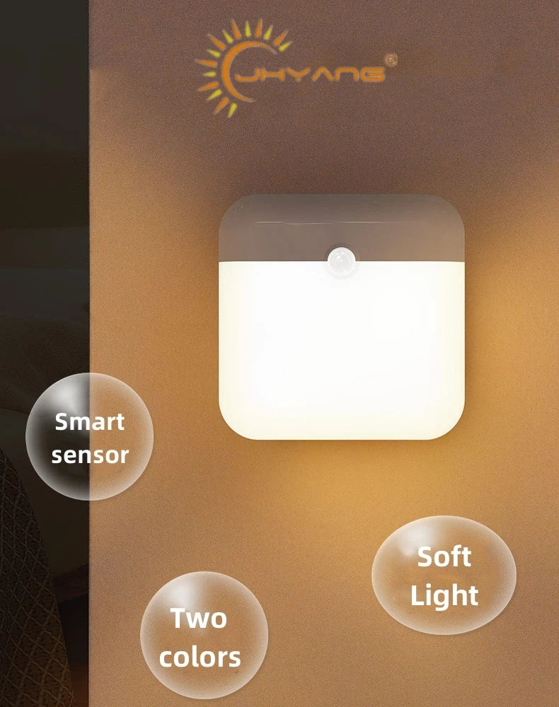 USB Motion Sensor LED Lamp — Bedroom, Kitchen, Stair & Closet Light