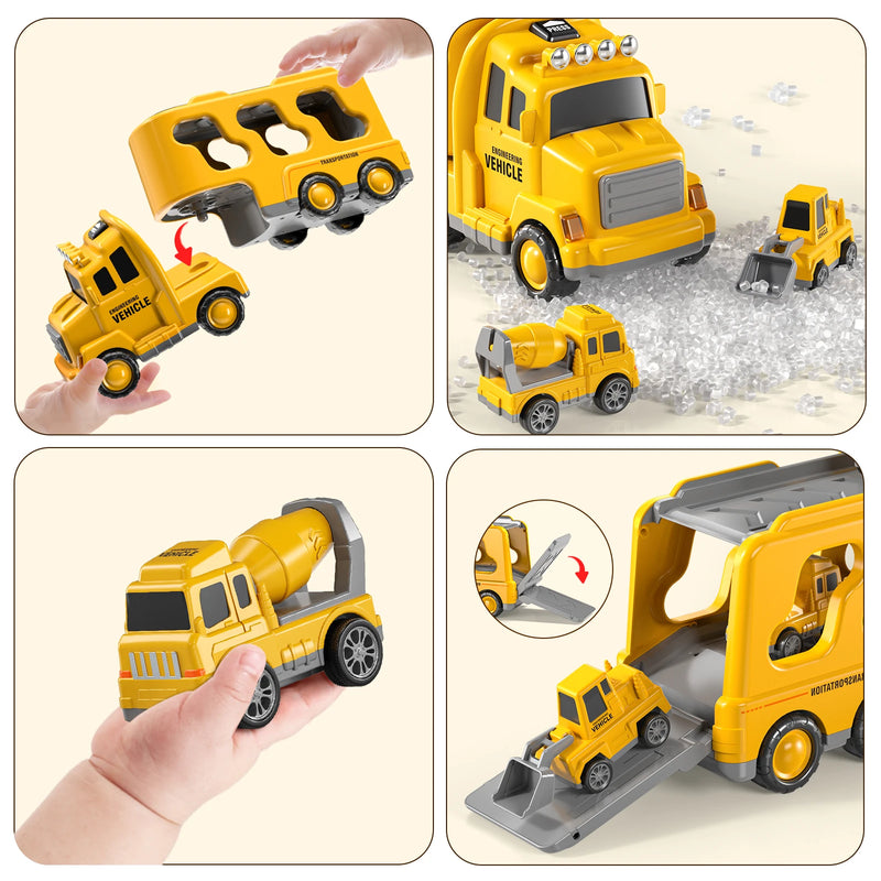 5 in 1 Truck Carrier Toy for Kids