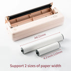 A4 Portable Paper Printer Wireless BT Connect Thermal Printing