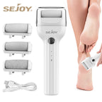 SEJOY Electric Foot Callus Remover Electric Pedicure Machine Adjustable Speed with 2 Replacement Sandpaper Foot Pedicure