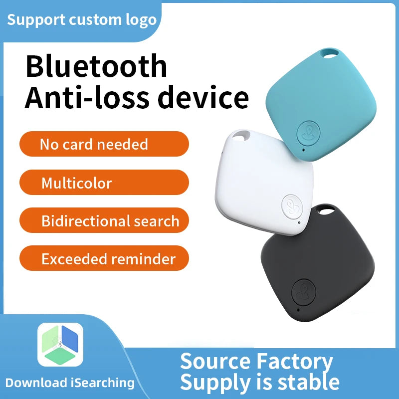 Bluetooth GPS Tracker Tag — Anti-Loss, Works with iPhone & Android