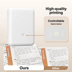 Label Maker Machine with Tape Portable Printer Mini Thermal Printers Self-adhesive Sticker for School Home Office Organization