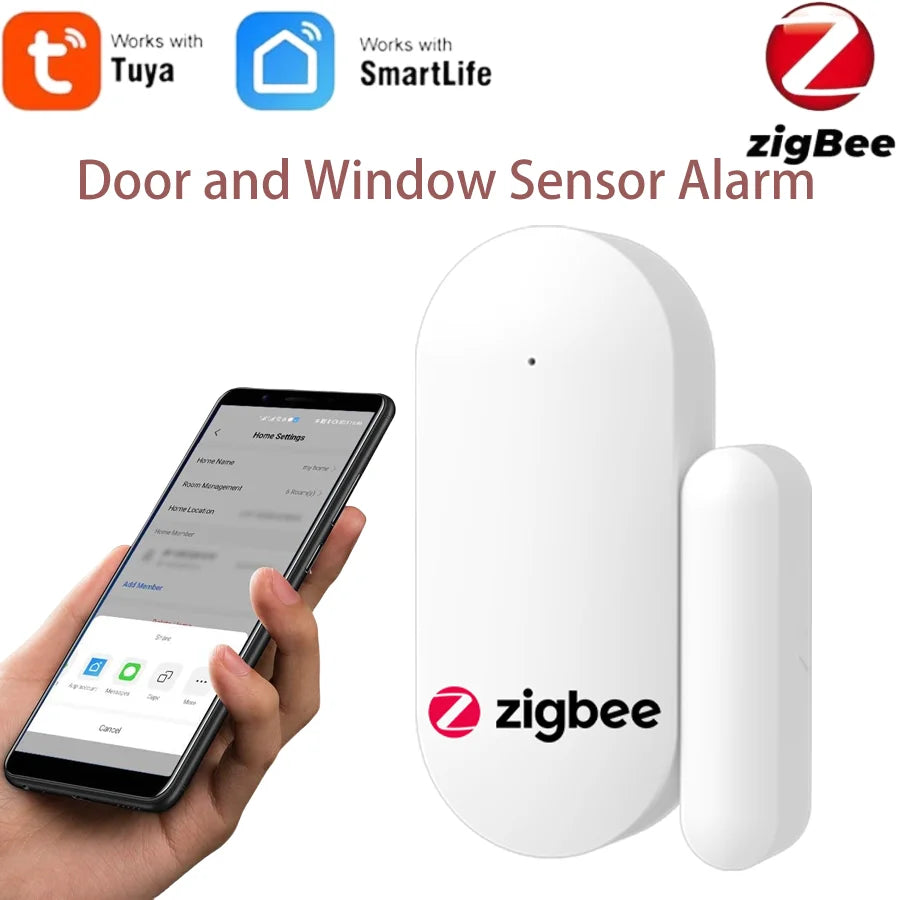 Smart Door & Window Sensor — Works with Alexa & Google Home