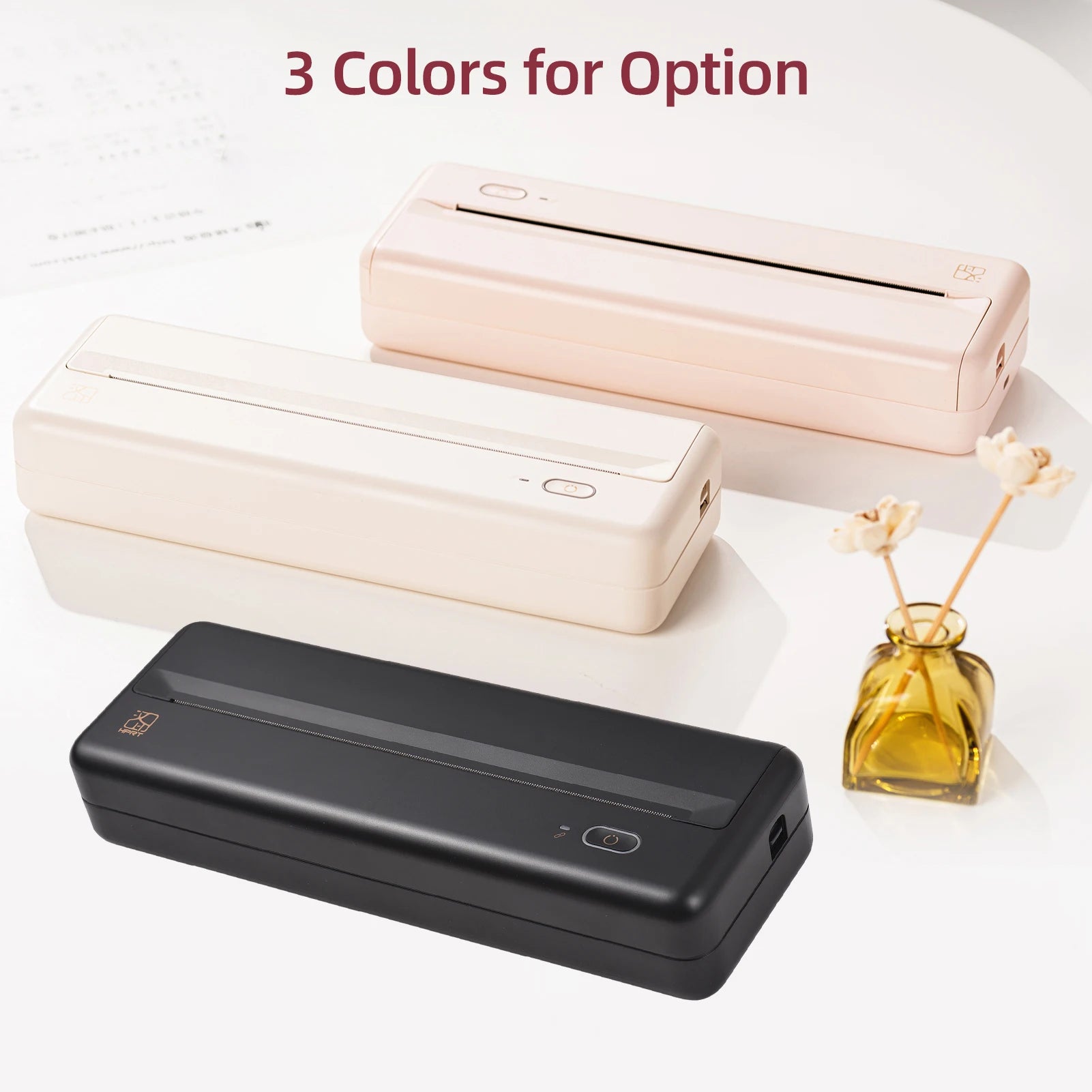 A4 Portable Paper Printer Wireless BT Connect Thermal Printing