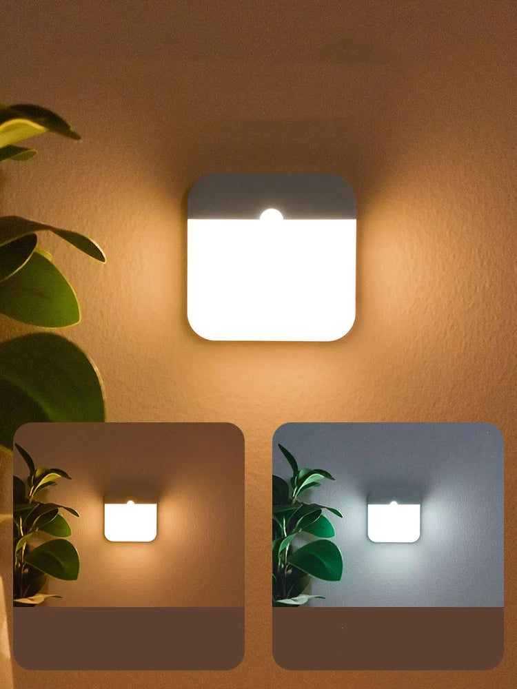 USB Motion Sensor LED Lamp — Bedroom, Kitchen, Stair & Closet Light