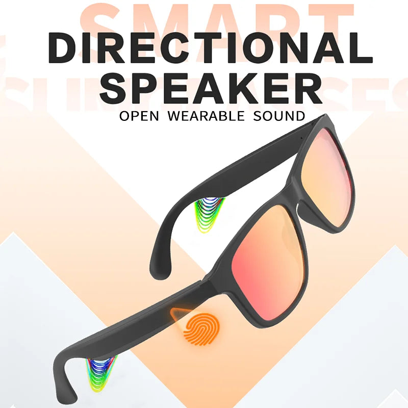 Smart Bluetooth Audio Sunglasses — Wireless Hands-Free Music Headset