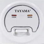 Automatic Rice Cooker & Food Steamer, 10 Cups Uncooked, 700W Convenient Detachable Cord, Cook & Keep Warm Features, White