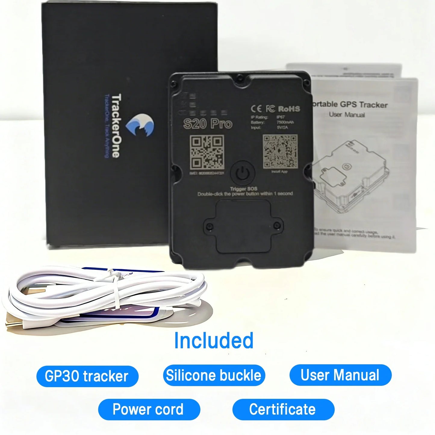 Hidden 4G GPS Tracker - Vehicle Anti-Theft Locator with Real-Time Alert