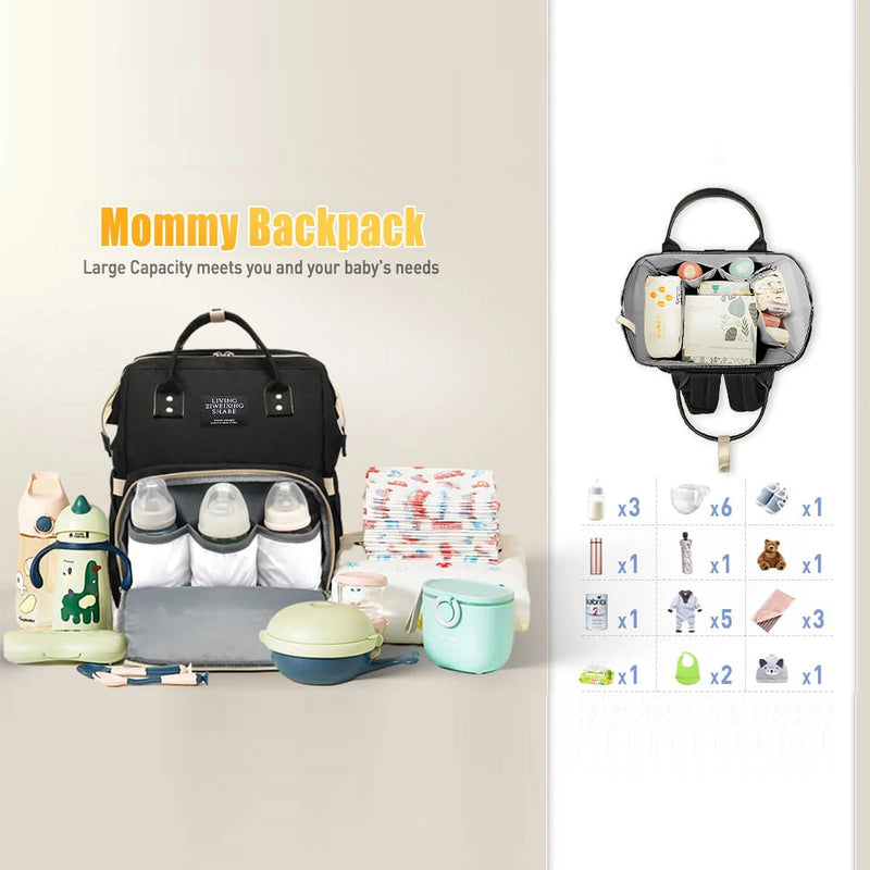 Nappy Backpack Bag Mummy Large Capacity Bag