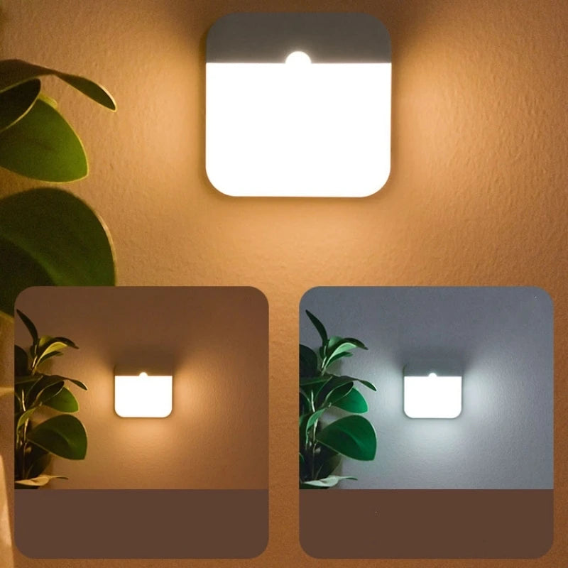 USB Motion Sensor LED Lamp — Bedroom, Kitchen, Stair & Closet Light