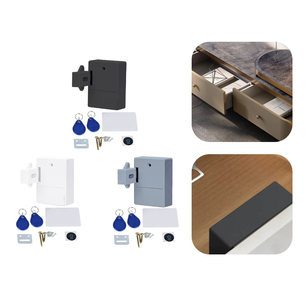 RFID Hidden Cabinet Lock — Smart Sensor for Drawers & Lockers