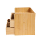 3 Drawers Bamboo Desk