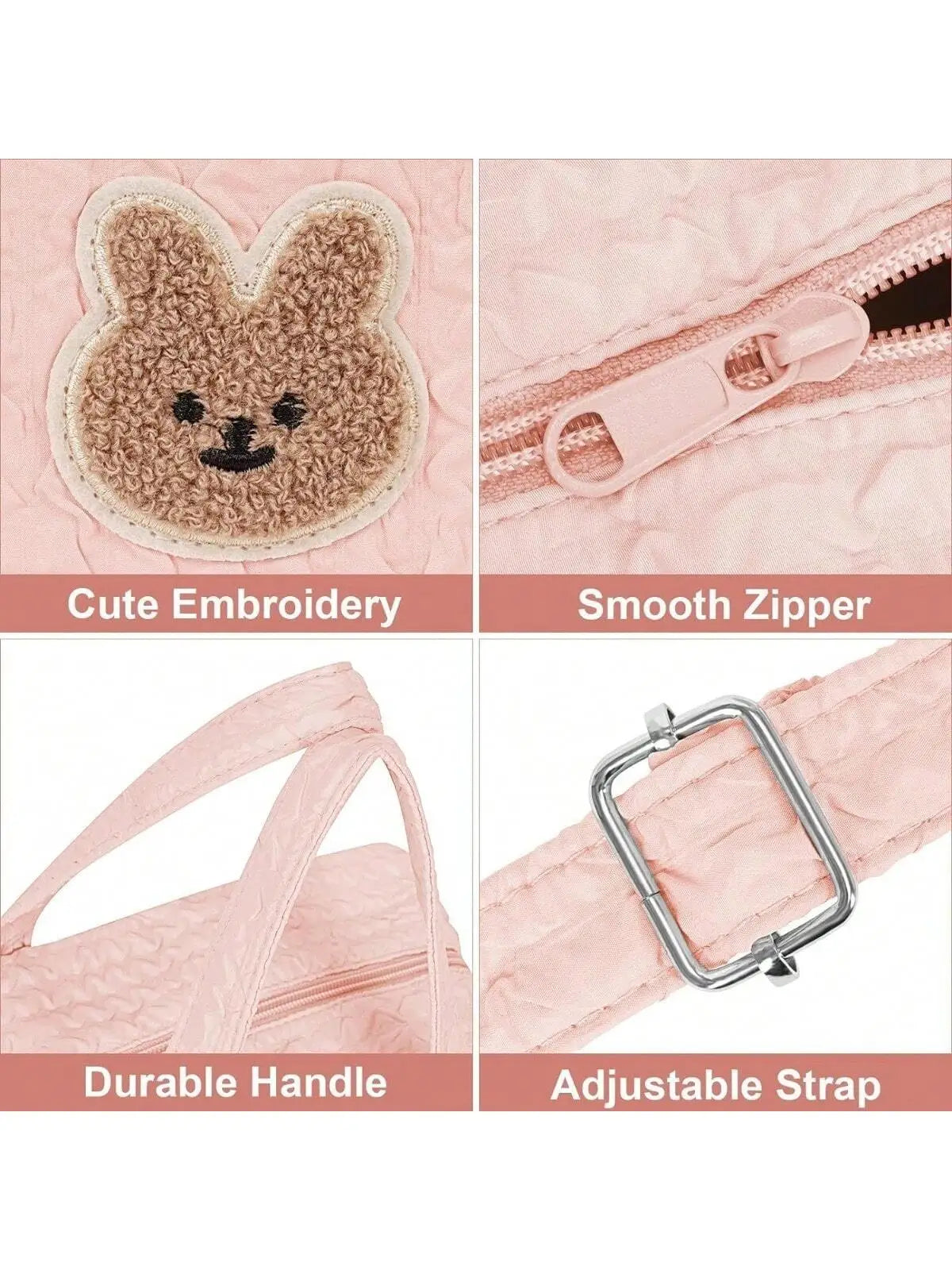 1pc Solid Color Baby Diaper Bags