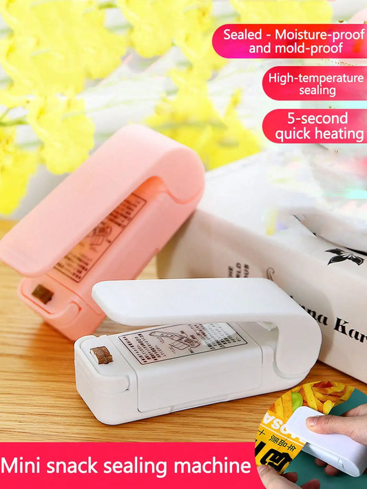 Mini Food Bag Sealer — Portable, Moisture-Proof Fresh-Keeping Device
