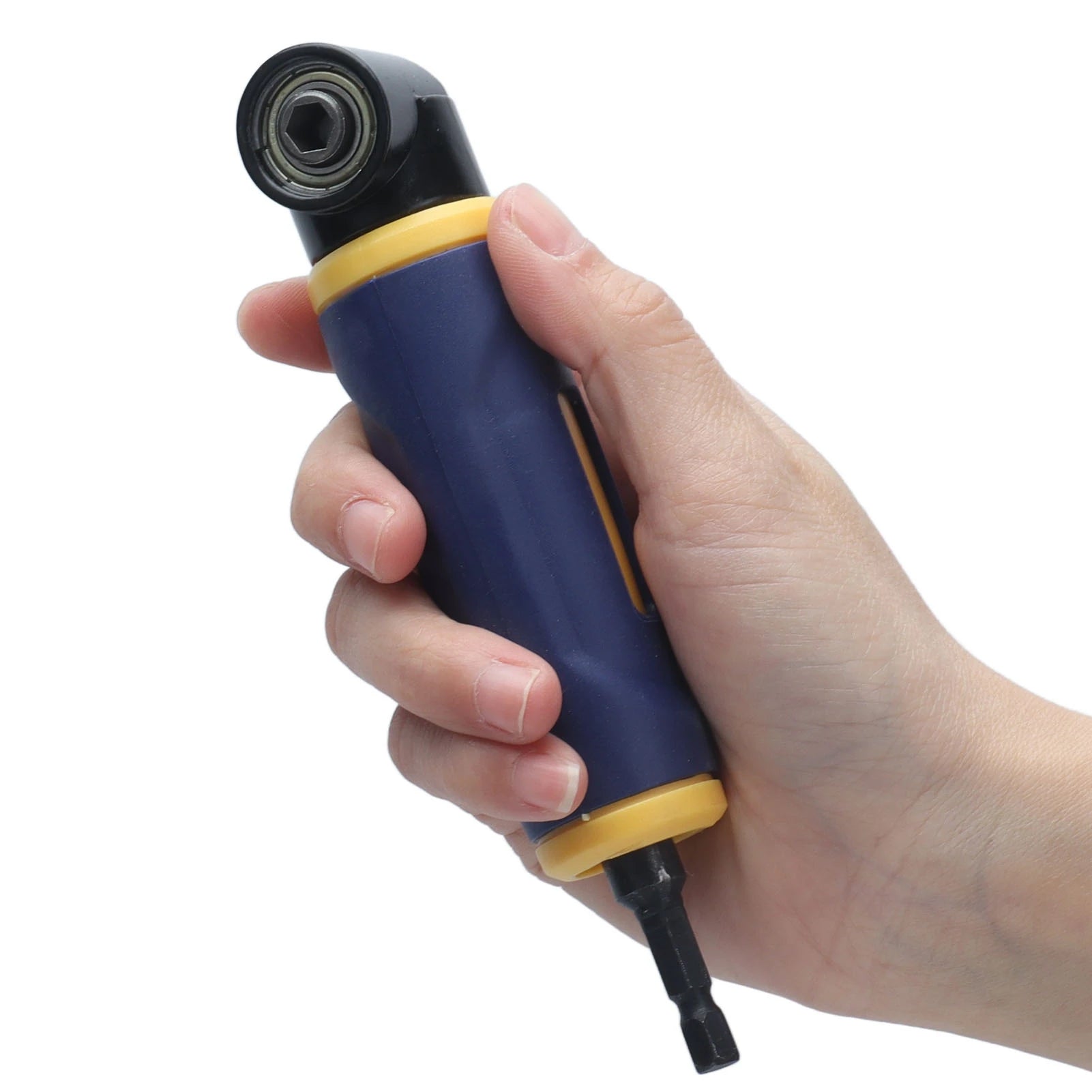 Right Angle Drill Adaptor 90 Degree Yellow Blue Drills Attachment Extension Driver