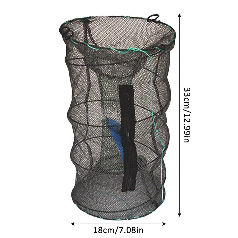 Shrimp Lobster Fishing Net Trap Convenient to Carry Practical Fishing Accessories Suitable for Smelt Eel Craw Fish