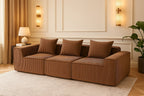 Sectional boneless Couch with L-Shape Chaise,Modern  Modular sleeper Sofa with Deep Seat, Upholstered Couches for Room