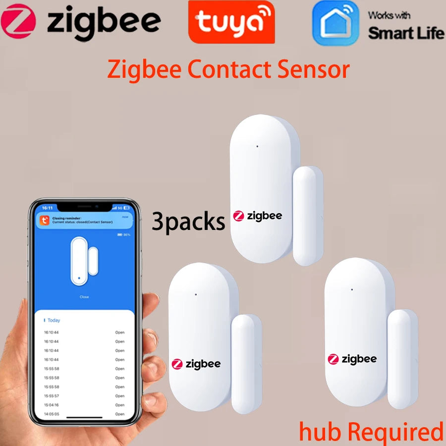 Smart Door & Window Sensor — Works with Alexa & Google Home