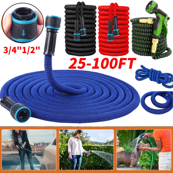 25-100FT Extendable Garden Water Hose