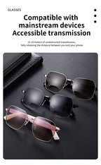 MZ02 Smart Glasses with Speaker Bluetooth Wireless Audio Touch Hands-Free Calling Stereo Music Headphones Smart Sunglasses