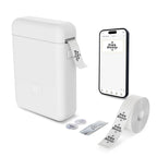 Label Maker Machine with Tape Portable Printer Mini Thermal Printers Self-adhesive Sticker for School Home Office Organization