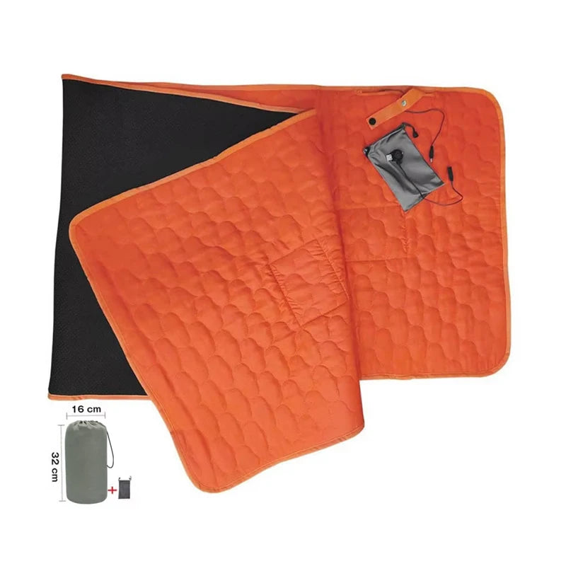 USB Electric Heated Sleeping Mat — Portable, for Camping & Hiking