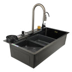 New Undermount Kitchen Sink Kitchen Sink Thickened Space Saving Rustproof Simple Large Capacity Professional for Home Kitchen