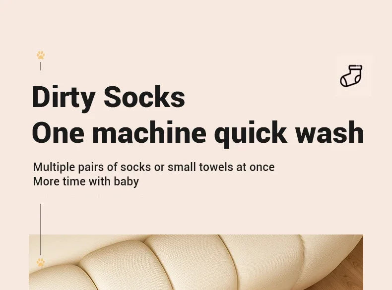 13L Portable Foldable Washing Machine with Spin Dryer for Socks Underwear Panties Washer Home Large Capacity Washing Machine