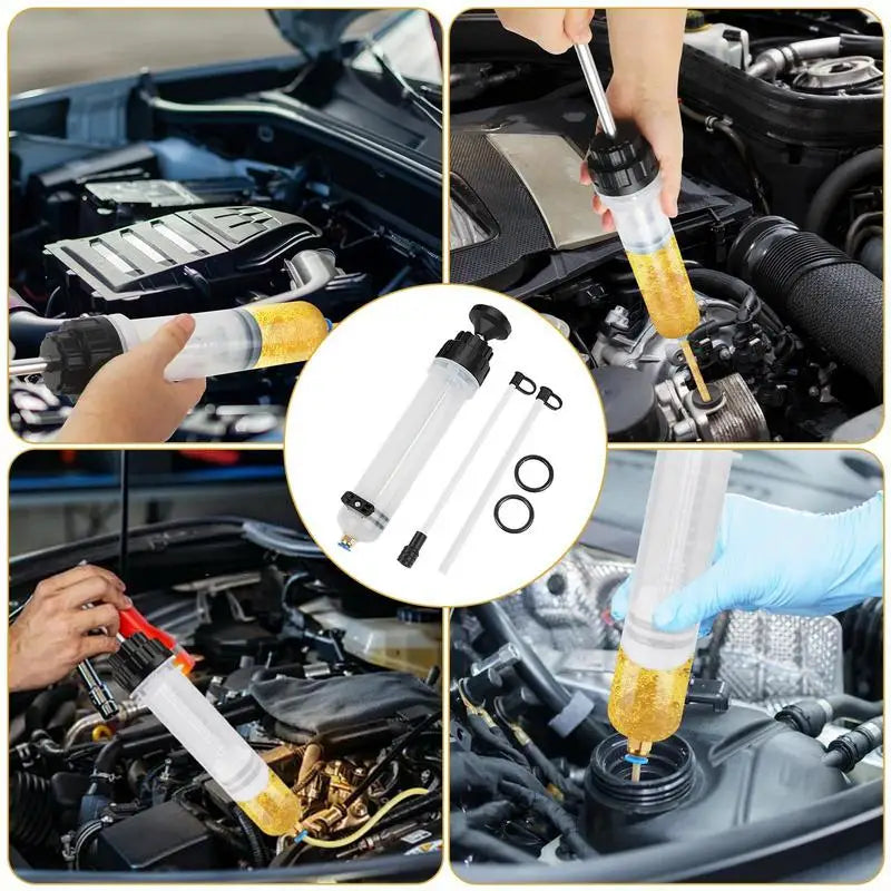  Fluid Extractor 500cc Oil Suction Pump for Cars & Engines
