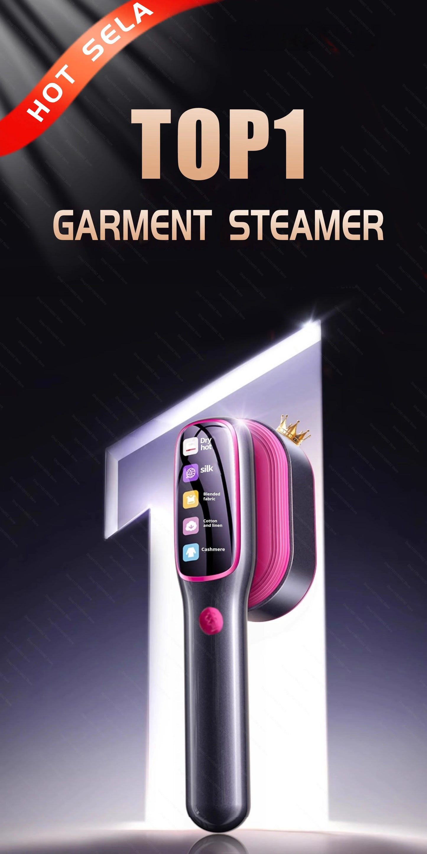 1200W Handheld Garment Steamer — Professional Portable Steam Iron