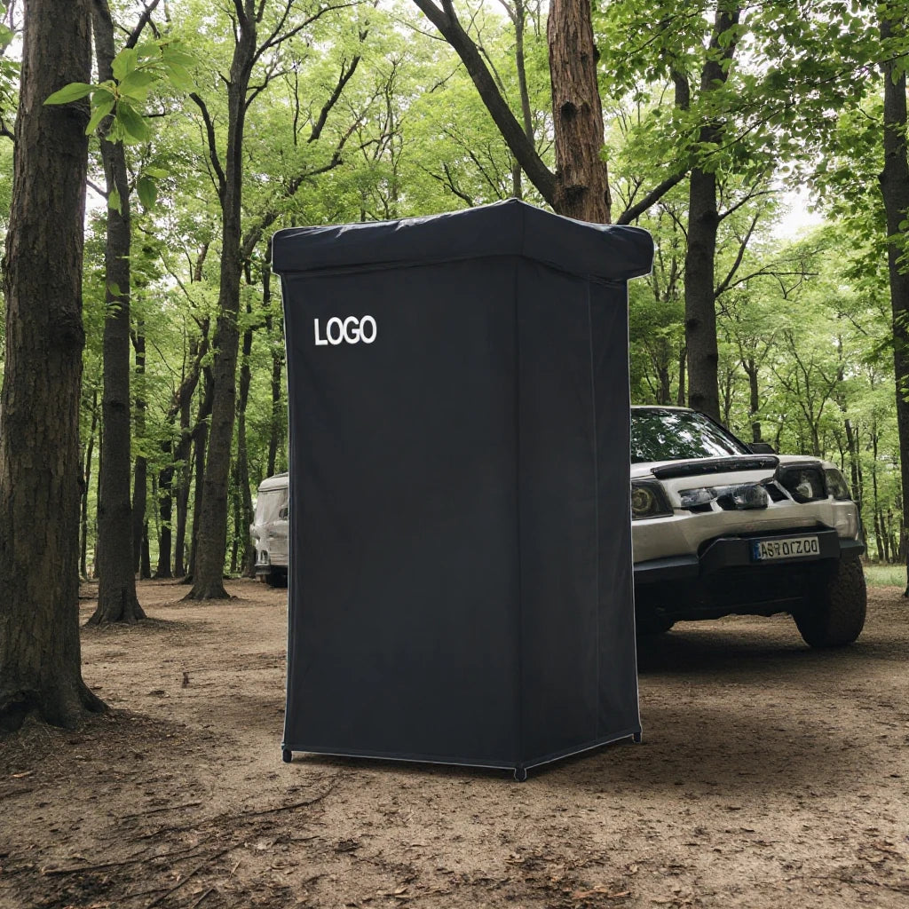 Pop-Up Camping Shower Tent — Portable Outdoor Changing Room