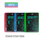 3 pieces of 6.5 inch LCD writing board, drawing board, children's graffiti drawing board, handwriting blackboard, children's toy