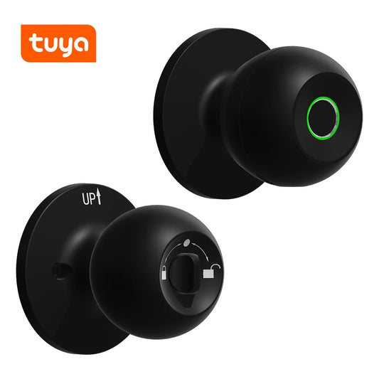 Fingerprint Door Lock Knob Smart App Control with Keys