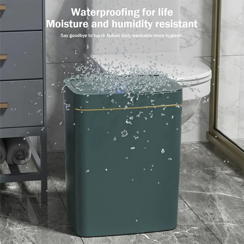 15L Smart Sensor Trash Can — Touchless Bin for Kitchen & Bathroom