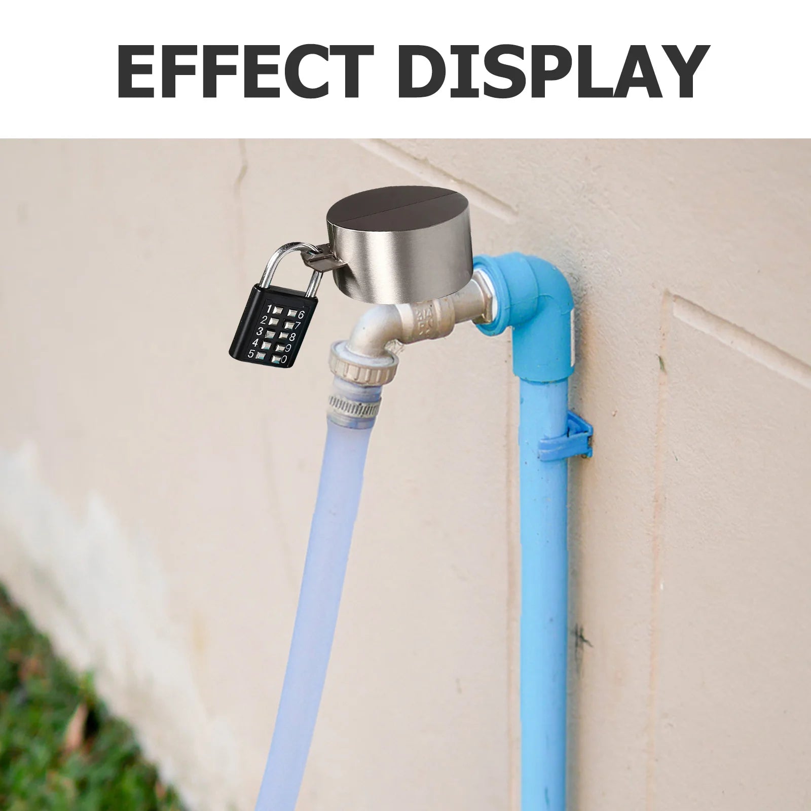 Water Faucet Lock Outdoor Spigot Security with Code Locking