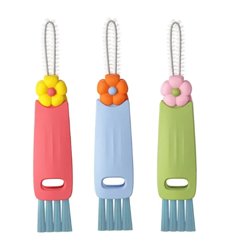 3-in-1 Cup Lid Cleaning Brush — Tight Spaces, Pack of 3
