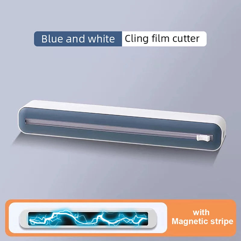 Magnetic Wrap & Foil Dispenser with Cutter — Kitchen Storage Box
