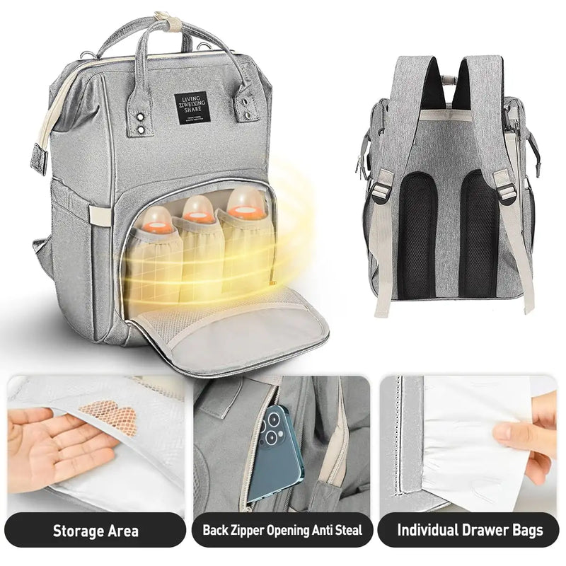 Nappy Backpack Bag Mummy Large Capacity Bag