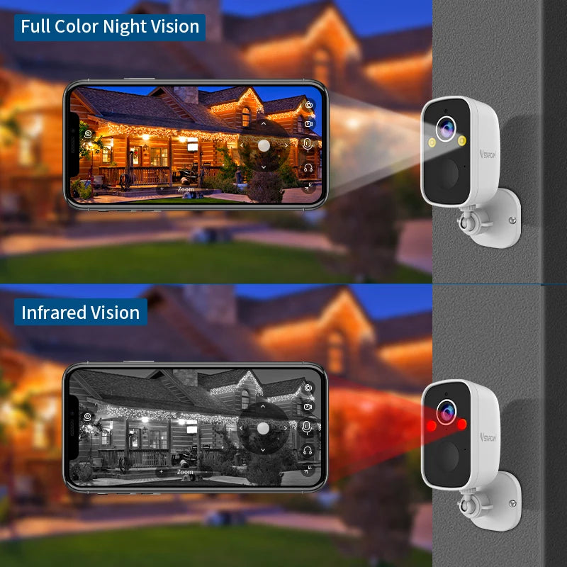 Vstarcam 4G LTE Solar Security Camera — 3MP, PIR Human Detection