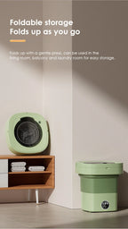 13L Portable Foldable Washing Machine with Spin Dryer for Socks Underwear Panties Washer Home Large Capacity Washing Machine