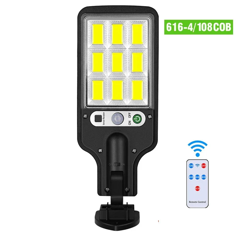 Solar LED Outdoor Wall Light Motion Sensor Garden Lamp