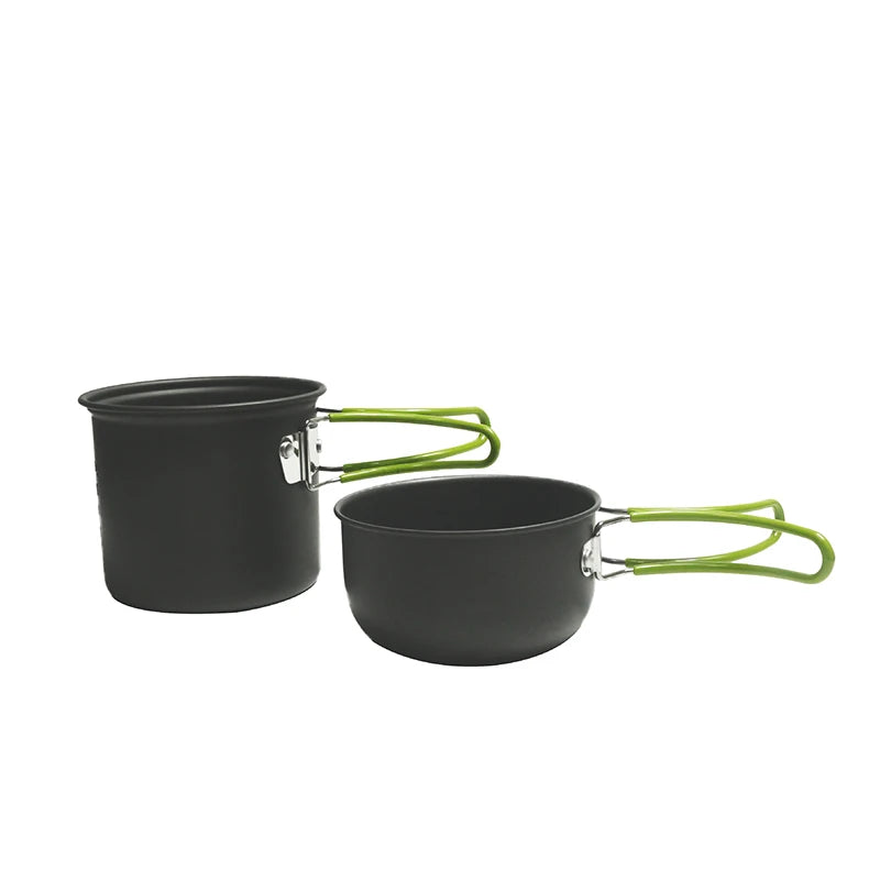 Portable Camping Cookware Set- Lightweight, for Hiking & Outdoor Use