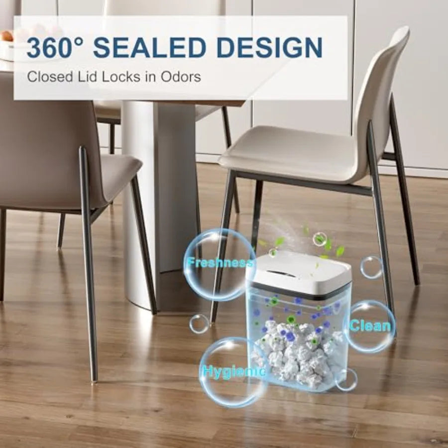 Touchless Motion Sensor Trash Can — 2.2 Gal Slim with Lid (2-Pack)