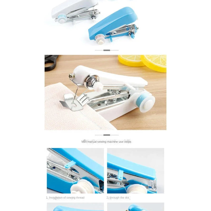 Mini Handheld Portable Sewing Machine — Pocket-Size for Travel